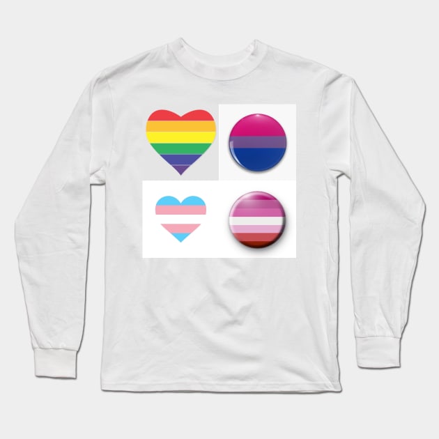 Pride Long Sleeve T-Shirt by DorothyGoesGlamping